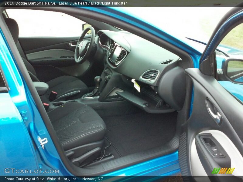 Laser Blue Pearl / Black/Light Tungsten 2016 Dodge Dart SXT Rallye