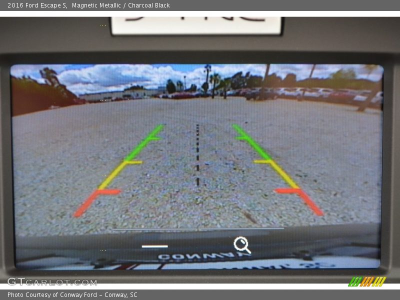 Magnetic Metallic / Charcoal Black 2016 Ford Escape S