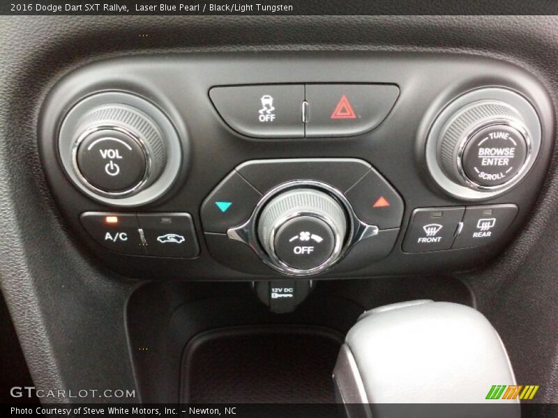 Laser Blue Pearl / Black/Light Tungsten 2016 Dodge Dart SXT Rallye