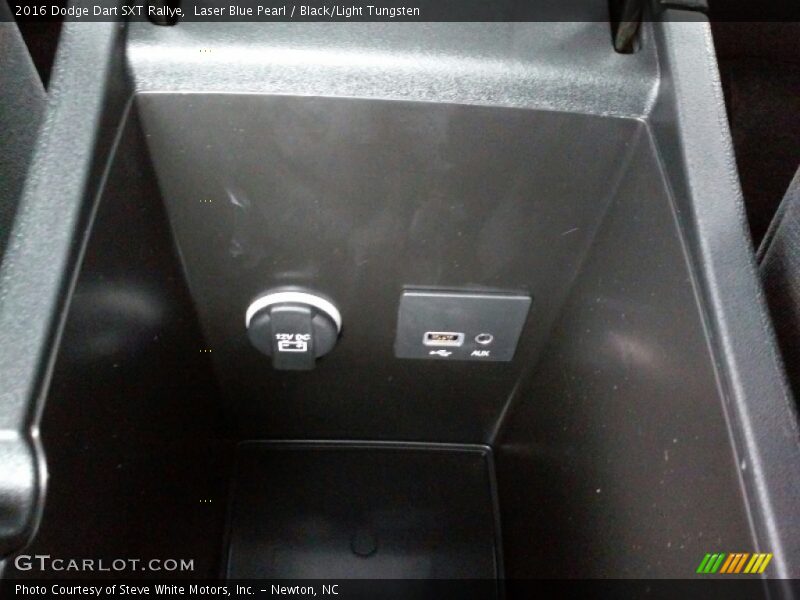 Laser Blue Pearl / Black/Light Tungsten 2016 Dodge Dart SXT Rallye