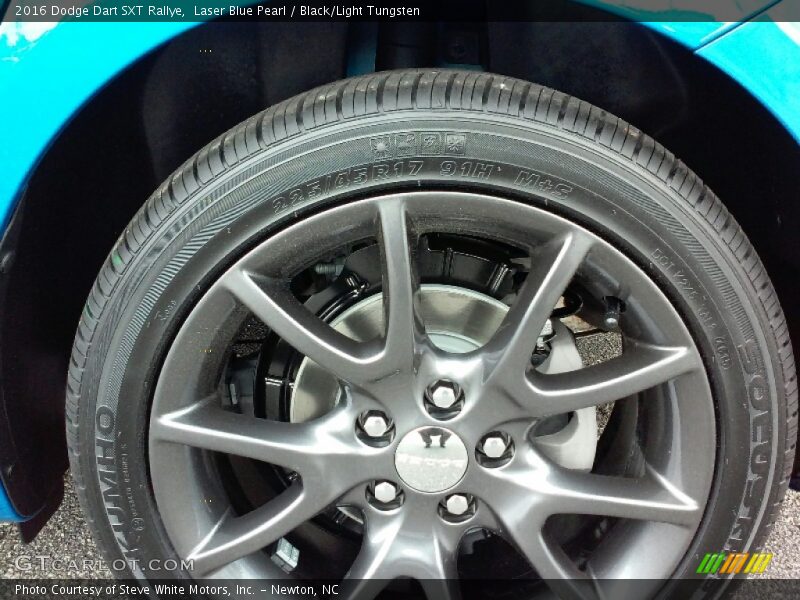 Laser Blue Pearl / Black/Light Tungsten 2016 Dodge Dart SXT Rallye