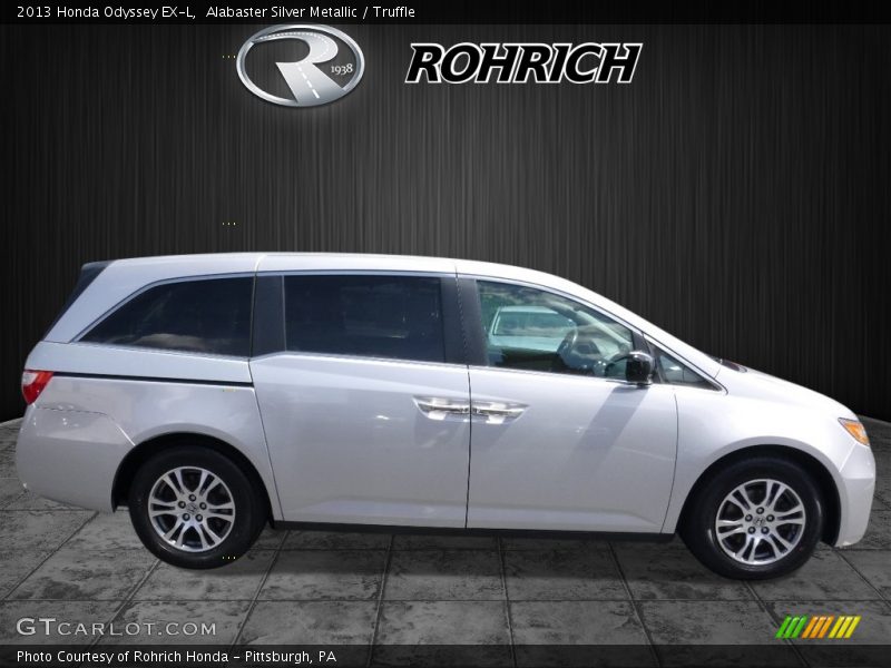 Alabaster Silver Metallic / Truffle 2013 Honda Odyssey EX-L