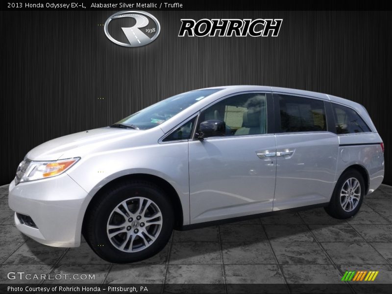 Alabaster Silver Metallic / Truffle 2013 Honda Odyssey EX-L