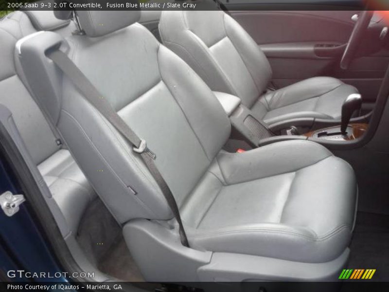 Fusion Blue Metallic / Slate Gray 2006 Saab 9-3 2.0T Convertible