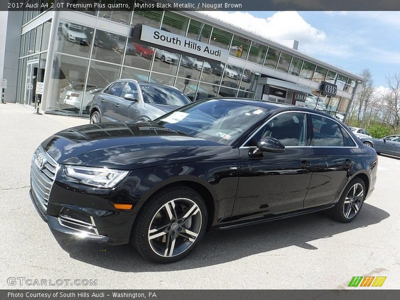 Mythos Black Metallic / Nougat Brown 2017 Audi A4 2.0T Premium Plus quattro