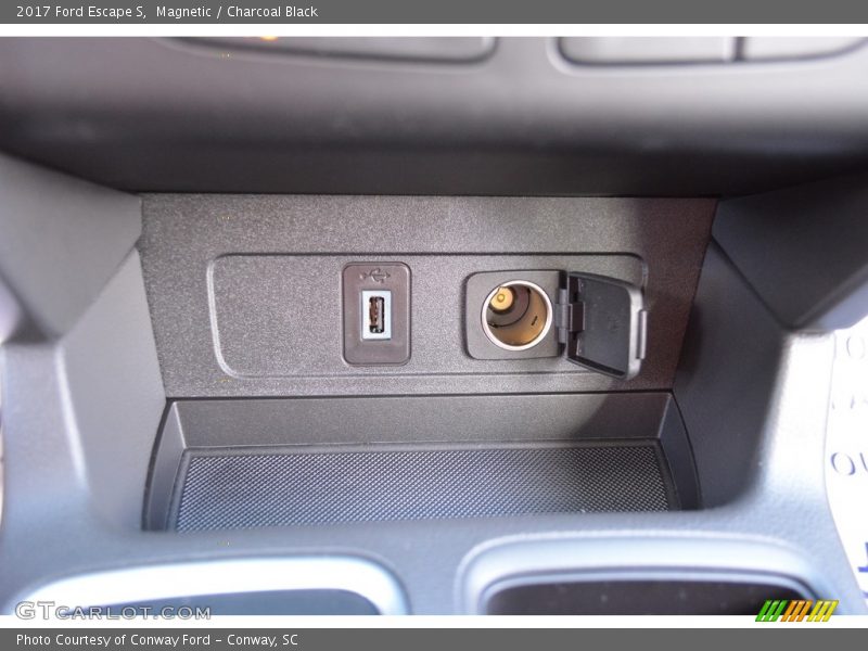 Magnetic / Charcoal Black 2017 Ford Escape S