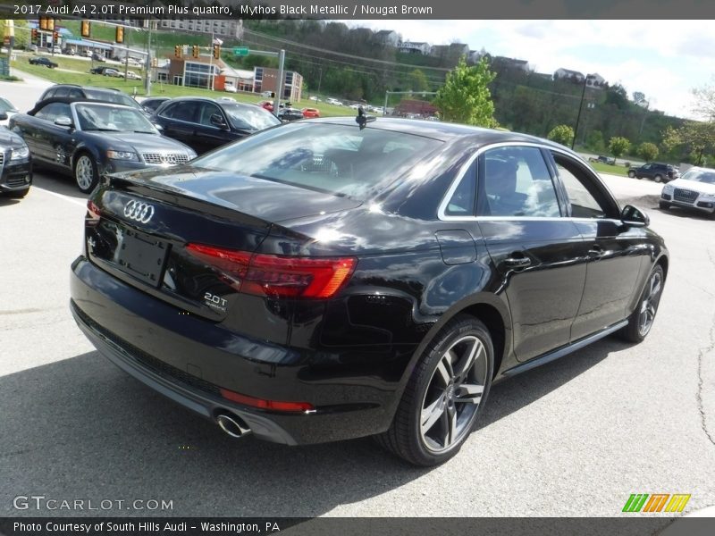 Mythos Black Metallic / Nougat Brown 2017 Audi A4 2.0T Premium Plus quattro