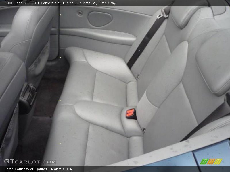 Fusion Blue Metallic / Slate Gray 2006 Saab 9-3 2.0T Convertible