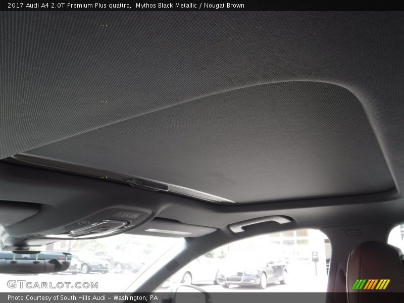 Mythos Black Metallic / Nougat Brown 2017 Audi A4 2.0T Premium Plus quattro