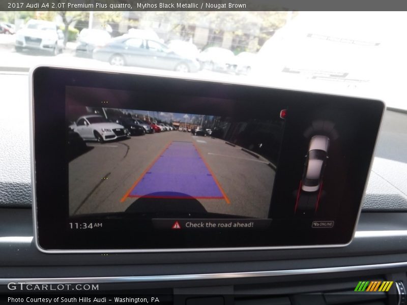 Mythos Black Metallic / Nougat Brown 2017 Audi A4 2.0T Premium Plus quattro