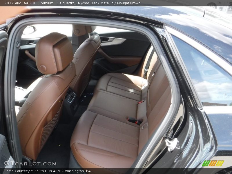 Mythos Black Metallic / Nougat Brown 2017 Audi A4 2.0T Premium Plus quattro