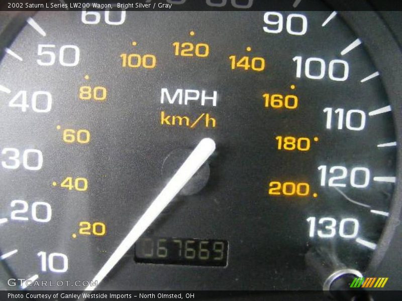 Bright Silver / Gray 2002 Saturn L Series LW200 Wagon