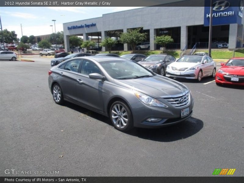 Harbor Gray Metallic / Gray 2012 Hyundai Sonata SE 2.0T