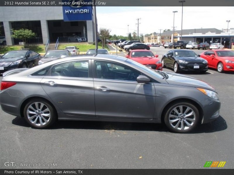 Harbor Gray Metallic / Gray 2012 Hyundai Sonata SE 2.0T