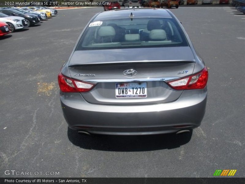 Harbor Gray Metallic / Gray 2012 Hyundai Sonata SE 2.0T
