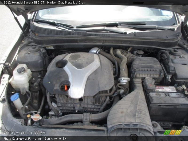 Harbor Gray Metallic / Gray 2012 Hyundai Sonata SE 2.0T