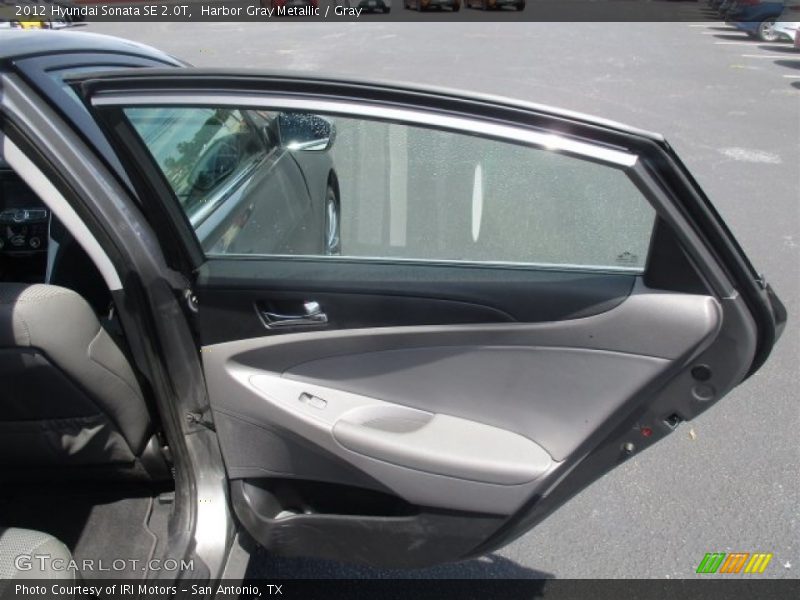 Harbor Gray Metallic / Gray 2012 Hyundai Sonata SE 2.0T
