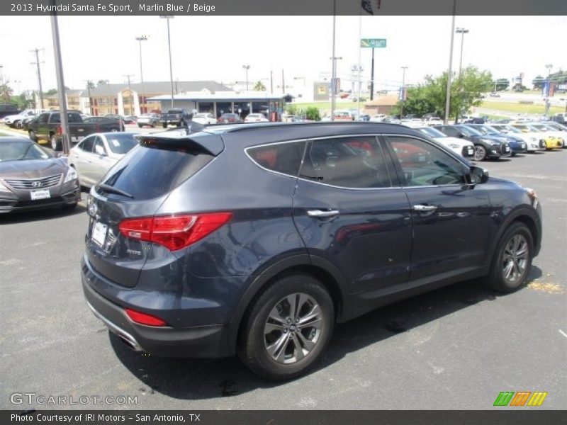 Marlin Blue / Beige 2013 Hyundai Santa Fe Sport