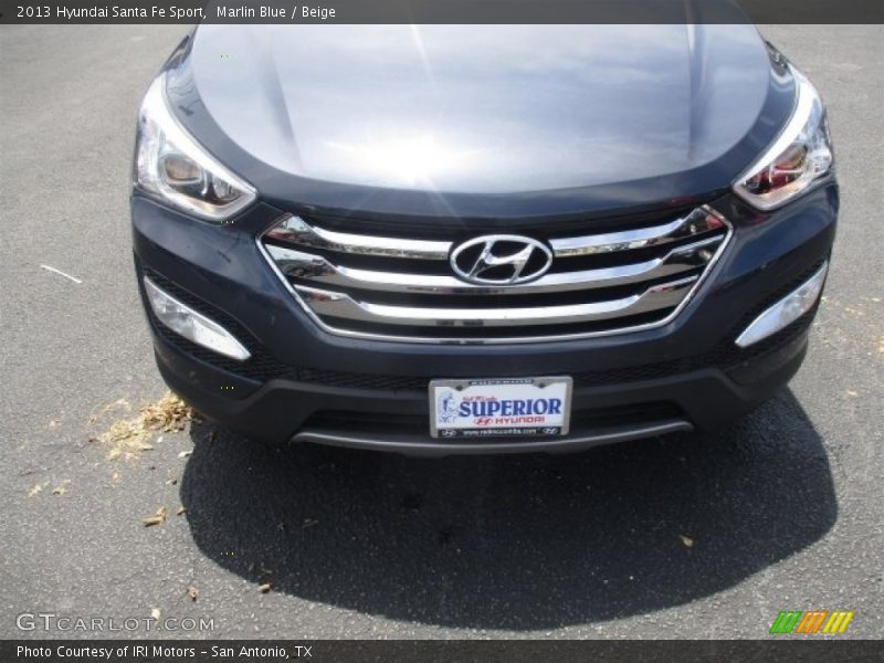 Marlin Blue / Beige 2013 Hyundai Santa Fe Sport