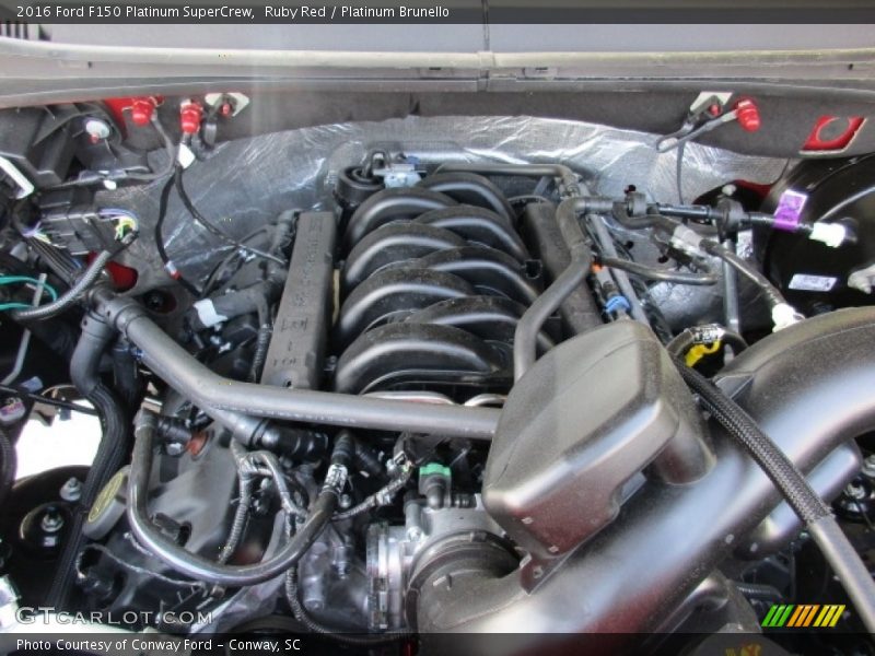 Ruby Red / Platinum Brunello 2016 Ford F150 Platinum SuperCrew