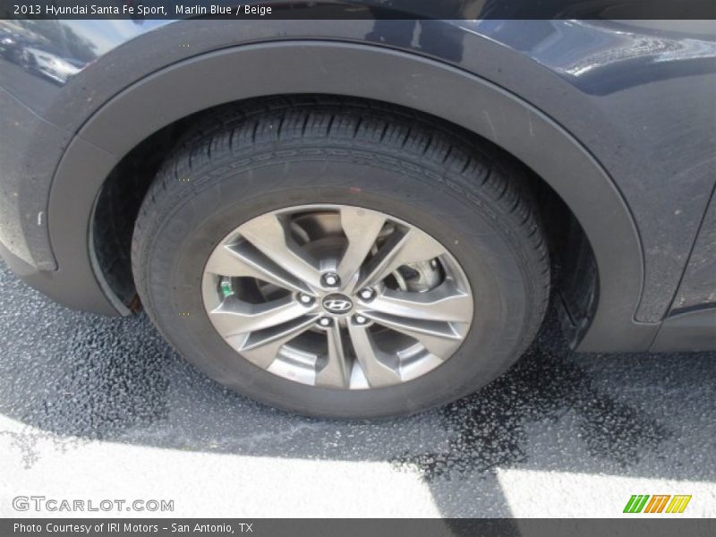 Marlin Blue / Beige 2013 Hyundai Santa Fe Sport