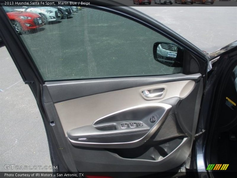 Marlin Blue / Beige 2013 Hyundai Santa Fe Sport