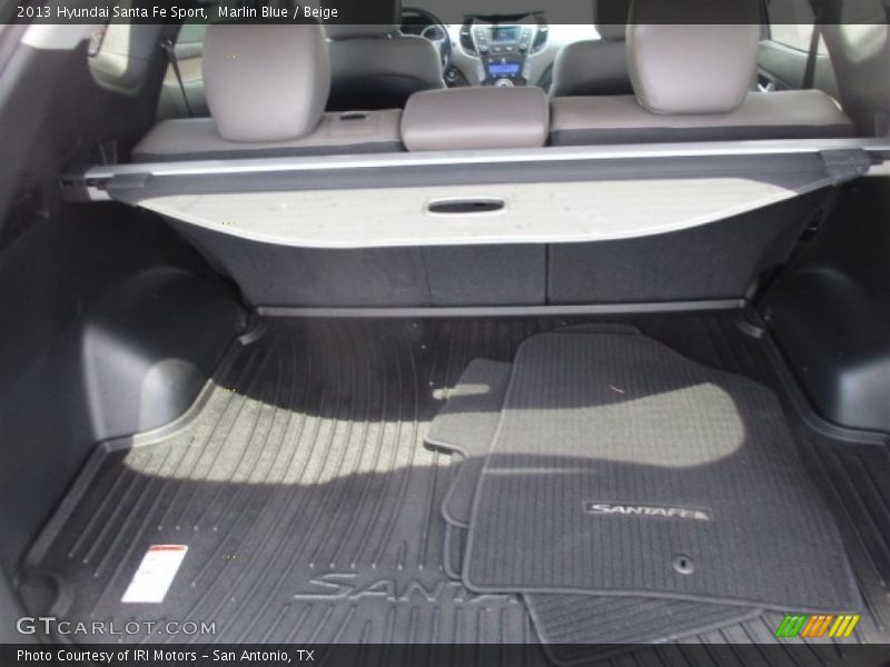 Marlin Blue / Beige 2013 Hyundai Santa Fe Sport