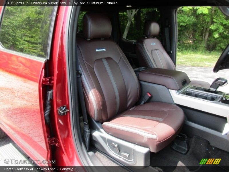 Ruby Red / Platinum Brunello 2016 Ford F150 Platinum SuperCrew