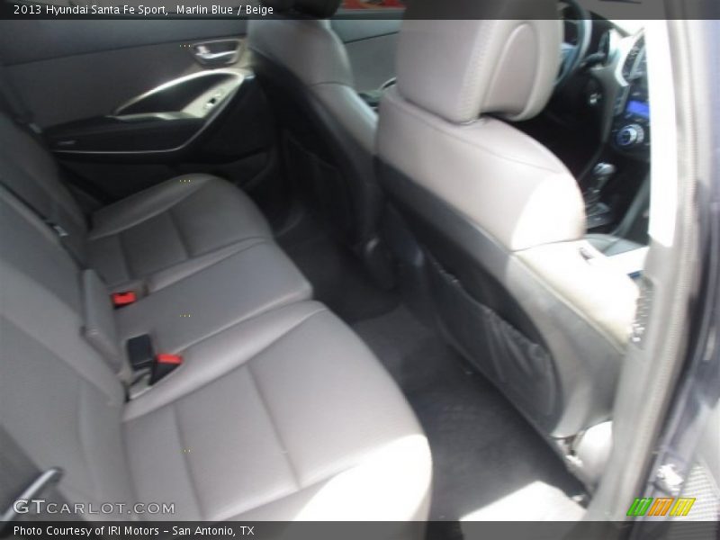 Marlin Blue / Beige 2013 Hyundai Santa Fe Sport