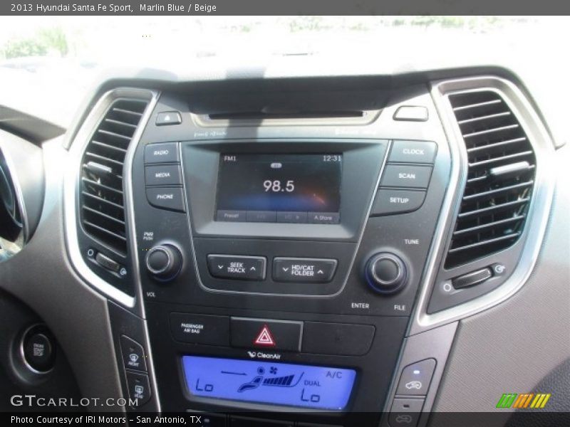 Marlin Blue / Beige 2013 Hyundai Santa Fe Sport
