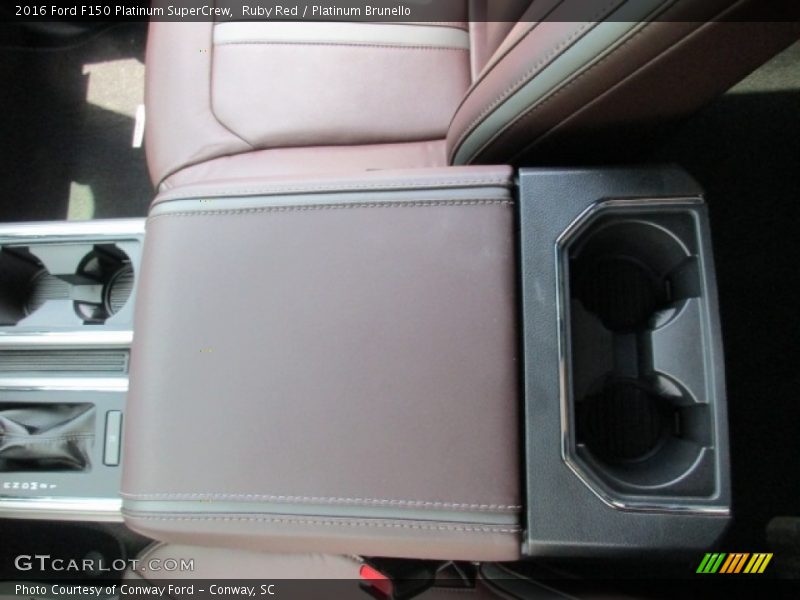 Ruby Red / Platinum Brunello 2016 Ford F150 Platinum SuperCrew