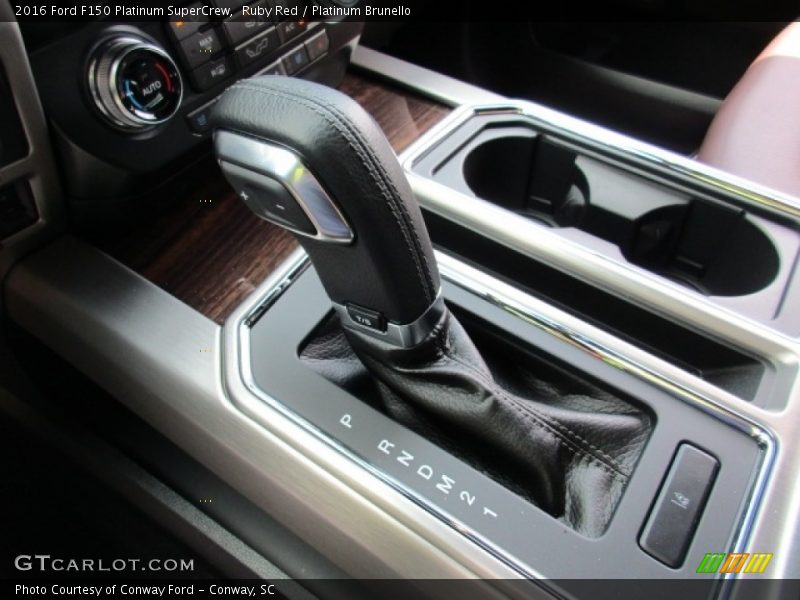 Ruby Red / Platinum Brunello 2016 Ford F150 Platinum SuperCrew