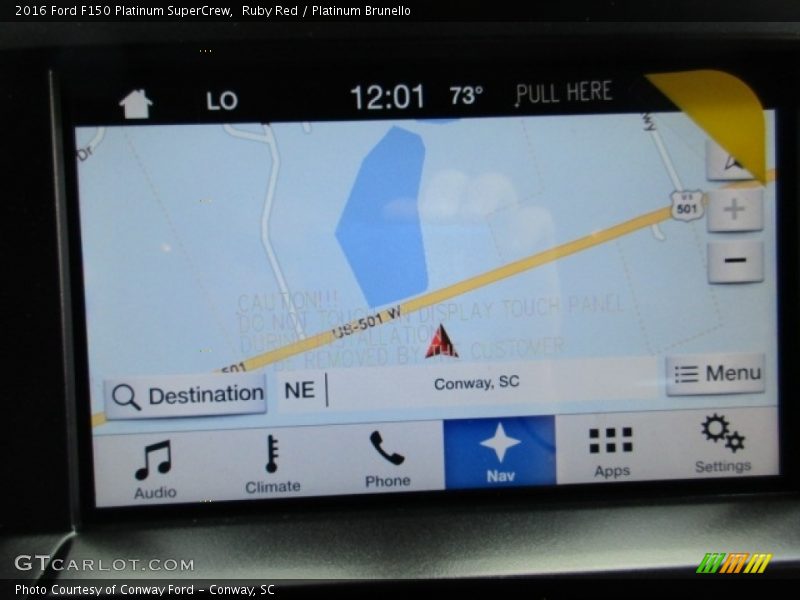 Ruby Red / Platinum Brunello 2016 Ford F150 Platinum SuperCrew