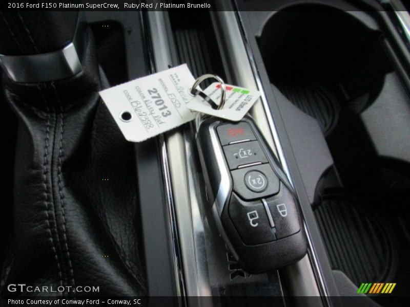 Ruby Red / Platinum Brunello 2016 Ford F150 Platinum SuperCrew