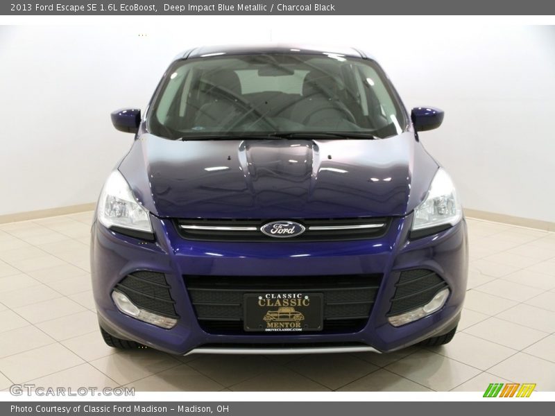 Deep Impact Blue Metallic / Charcoal Black 2013 Ford Escape SE 1.6L EcoBoost