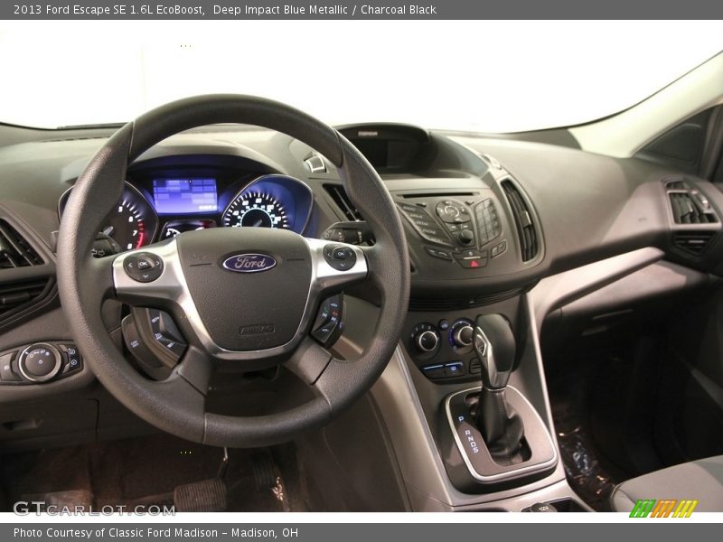 Deep Impact Blue Metallic / Charcoal Black 2013 Ford Escape SE 1.6L EcoBoost