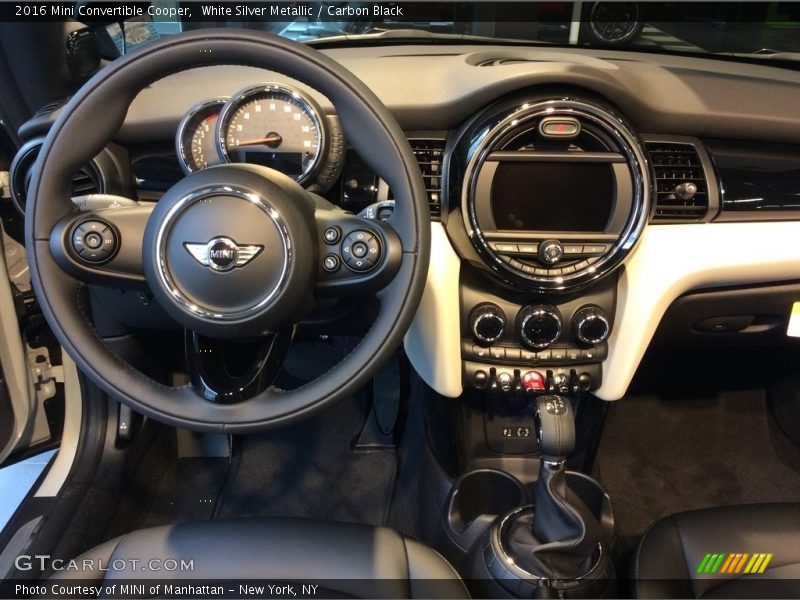 White Silver Metallic / Carbon Black 2016 Mini Convertible Cooper