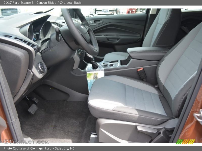 Canyon Ridge / Charcoal Black 2017 Ford Escape S