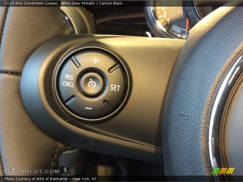 White Silver Metallic / Carbon Black 2016 Mini Convertible Cooper