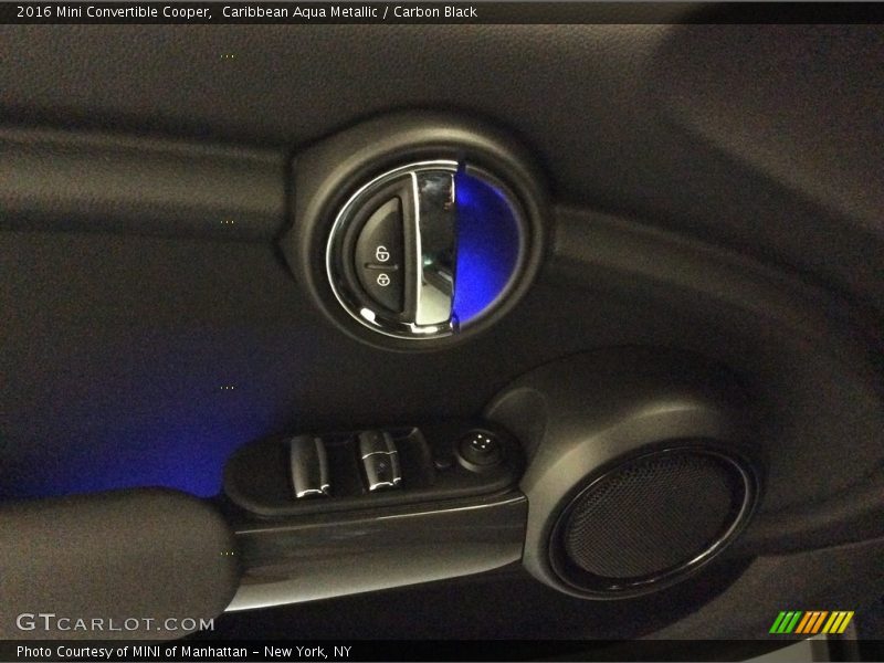 Caribbean Aqua Metallic / Carbon Black 2016 Mini Convertible Cooper