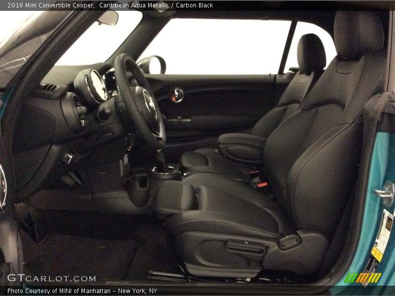 Caribbean Aqua Metallic / Carbon Black 2016 Mini Convertible Cooper