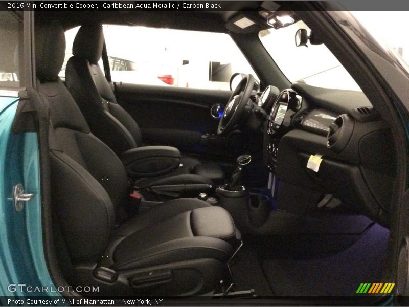 Caribbean Aqua Metallic / Carbon Black 2016 Mini Convertible Cooper