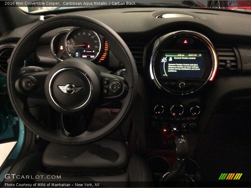 Caribbean Aqua Metallic / Carbon Black 2016 Mini Convertible Cooper