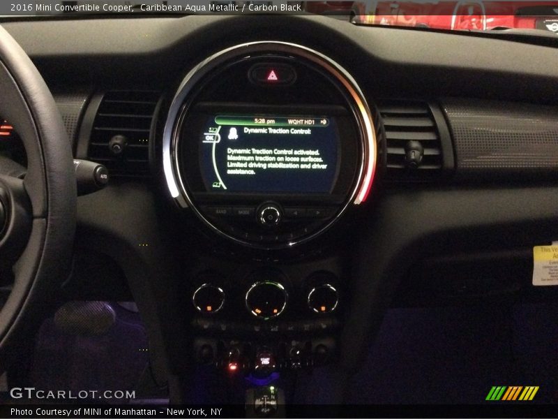 Caribbean Aqua Metallic / Carbon Black 2016 Mini Convertible Cooper
