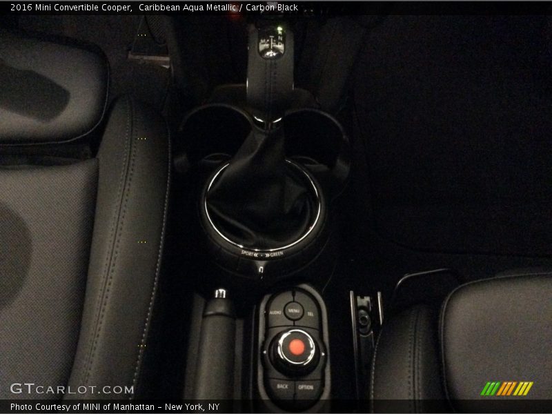 Caribbean Aqua Metallic / Carbon Black 2016 Mini Convertible Cooper