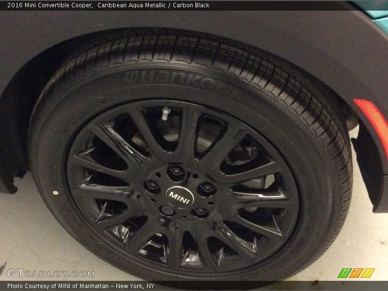 Caribbean Aqua Metallic / Carbon Black 2016 Mini Convertible Cooper