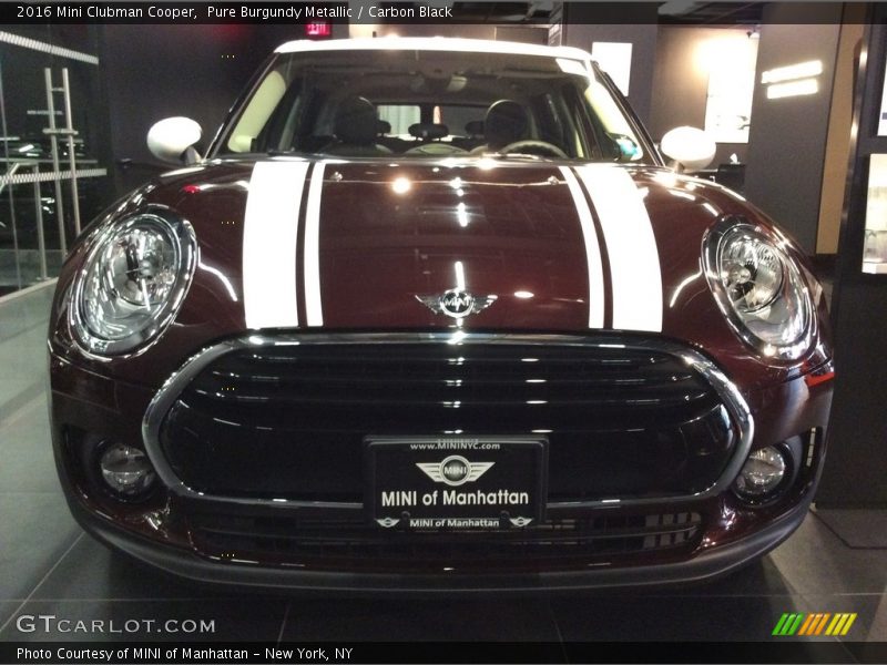 Pure Burgundy Metallic / Carbon Black 2016 Mini Clubman Cooper