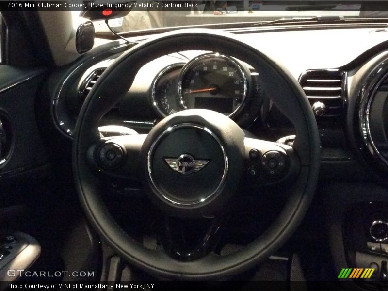 Pure Burgundy Metallic / Carbon Black 2016 Mini Clubman Cooper