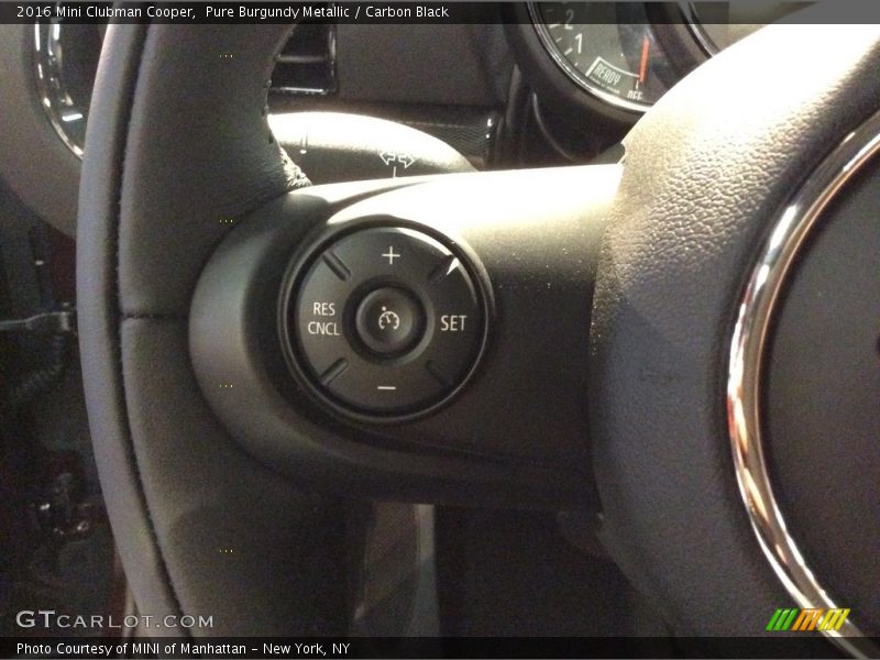 Pure Burgundy Metallic / Carbon Black 2016 Mini Clubman Cooper