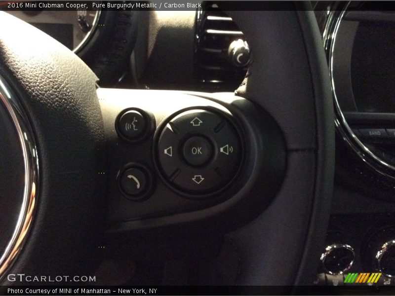 Pure Burgundy Metallic / Carbon Black 2016 Mini Clubman Cooper